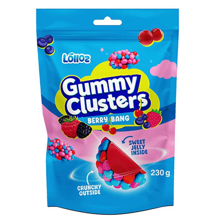 *NEW* Lolloz Gummy Cluster Collection All Variety 140g - 230g