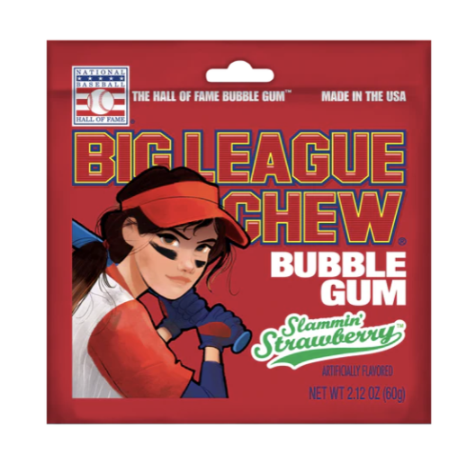 Big League Chew Strawberry (USA)