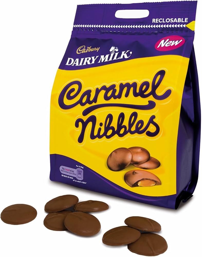 UK Cadbury Dairy Milk Caramel Nibbles 85g