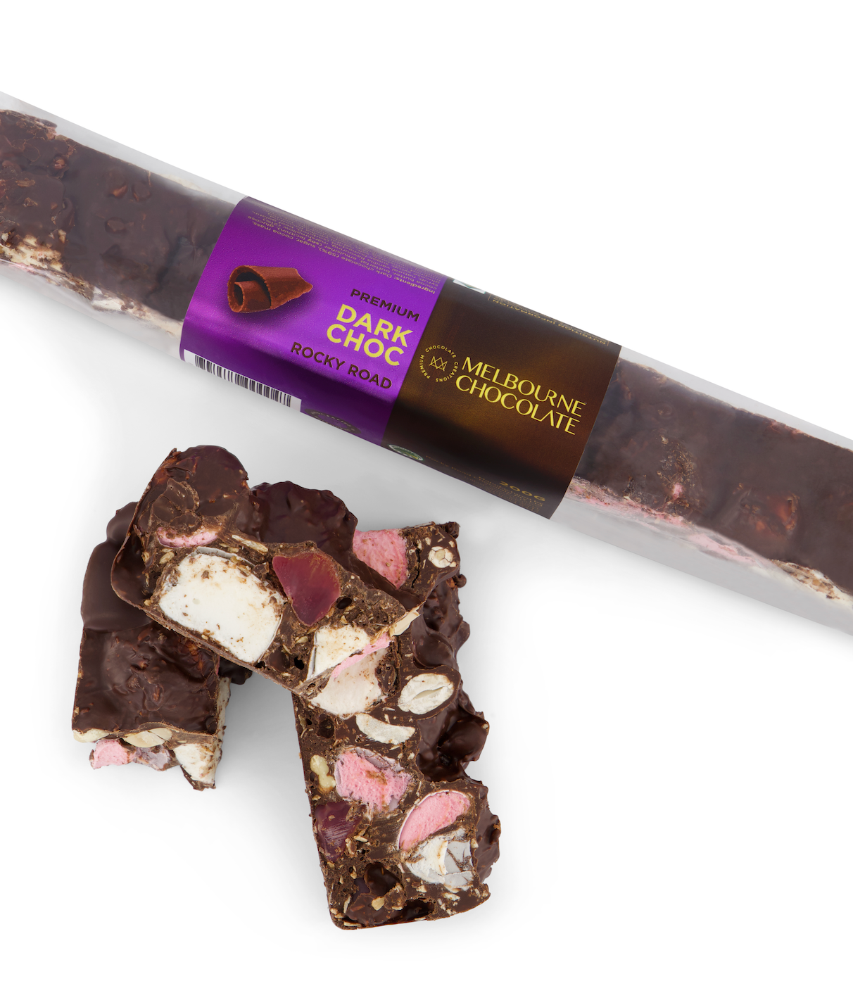 Premium Dark Chocolate Rocky Road 200g