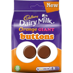 UK Cadbury Dairy Milk Giant Buttons Orange Pouch 85g