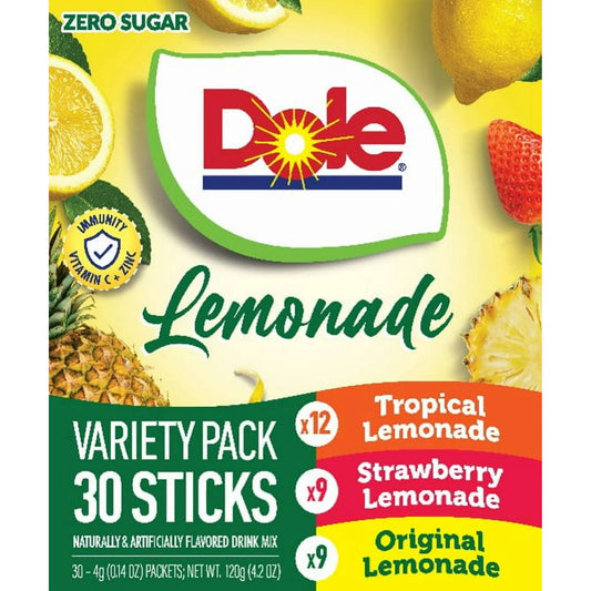 USA Watertok Dole Lemonade Drinks Mix Sugar Free