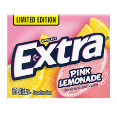 Wrigley's Extra Pink Lemonade 15 Sticks (USA)