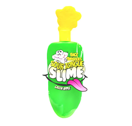 Face Twister Sour Tongue Slime Strawberry or Apple 40g (USA)