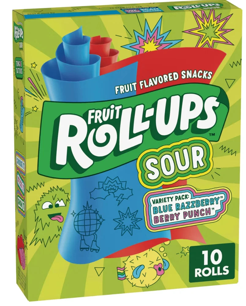 Fruit Roll-Ups Sour Variety Pack 141g