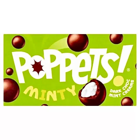 Poppets Dark Choc Mint Creams 40g (UK)
