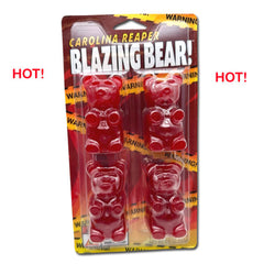 GGB CANDIES – GIANT CAROLINA REAPER BLAZING GUMMY BEAR 4 PACK