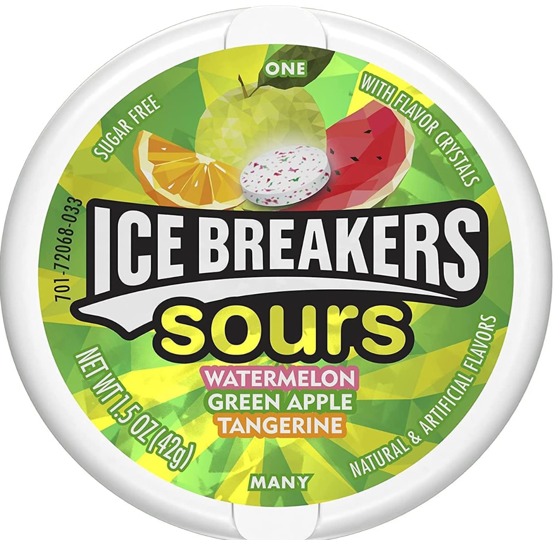 Ice Breaker Sour Watermelon Green Apple Tangerine (USA)