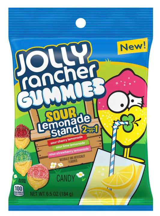 USA Jolly Rancher Gummies Sour Lemonade 184g