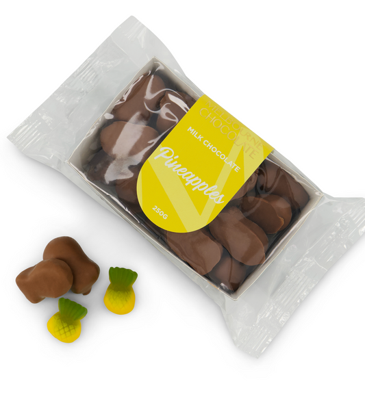 Premium Milk Chocolate Pineapple's 200g