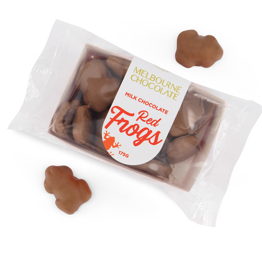 Premium Milk Chocolate Red Frogs 200g