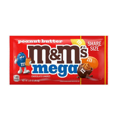 US M&Ms Mega Peanut Butter Share Size 80.2g