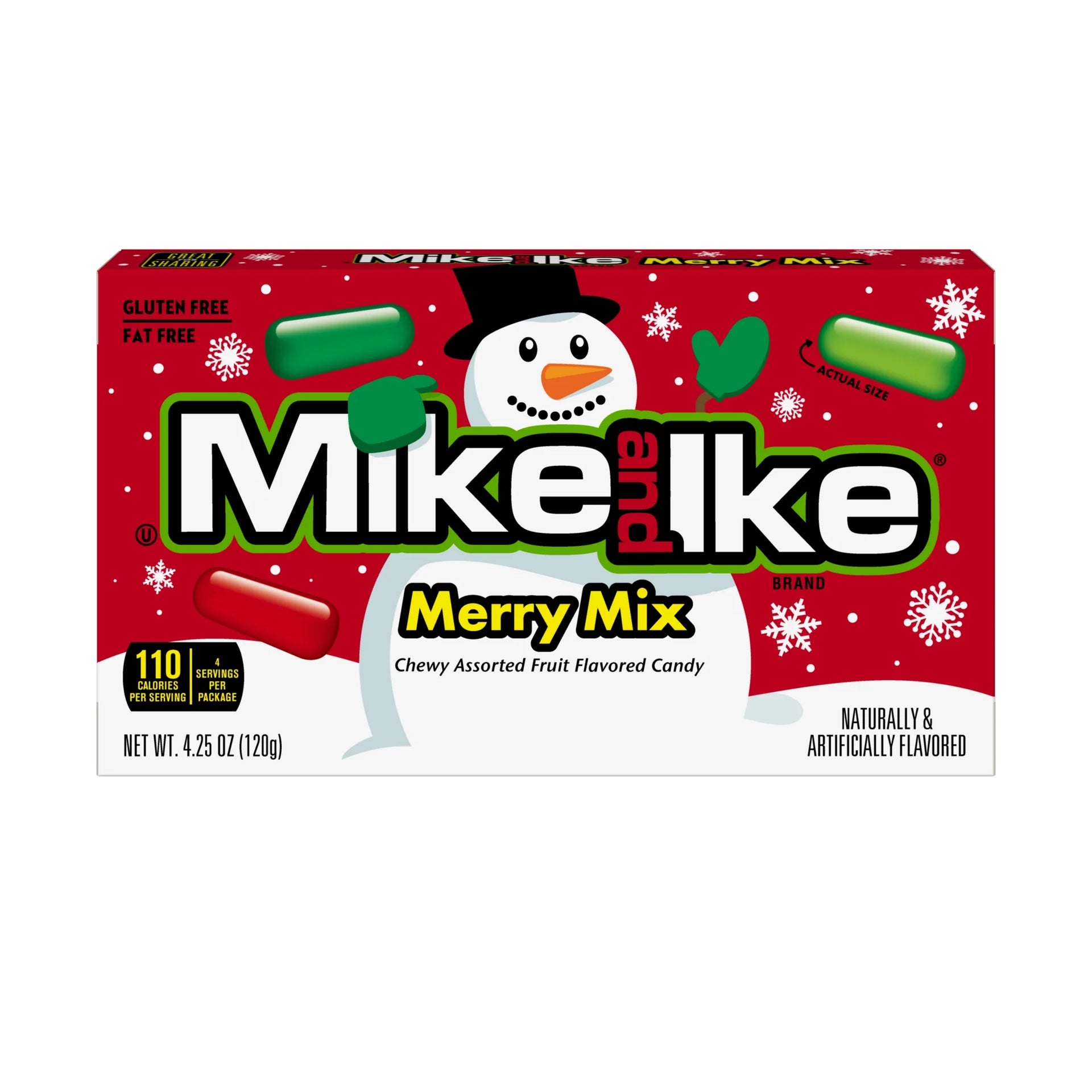 USA Mike & Ike Merry Mix 99g Theatre Box Past Best Before Sep/Oct 2025