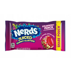 Nerds Gummy Clusters Grape Strawberry Blitz, Rainbow & Football Rush 85g (Single)