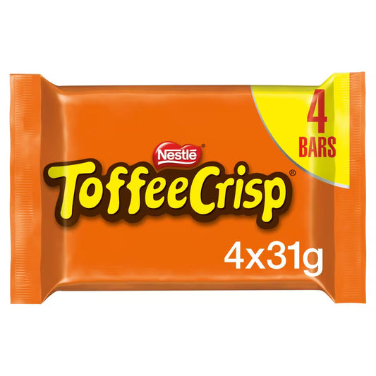 Nestle Toffee Crisp 4 packs (4 x 31g)