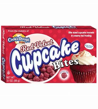 Red Velvet Cupcake Bites Theatre Box BB Nov 2023 (USA)