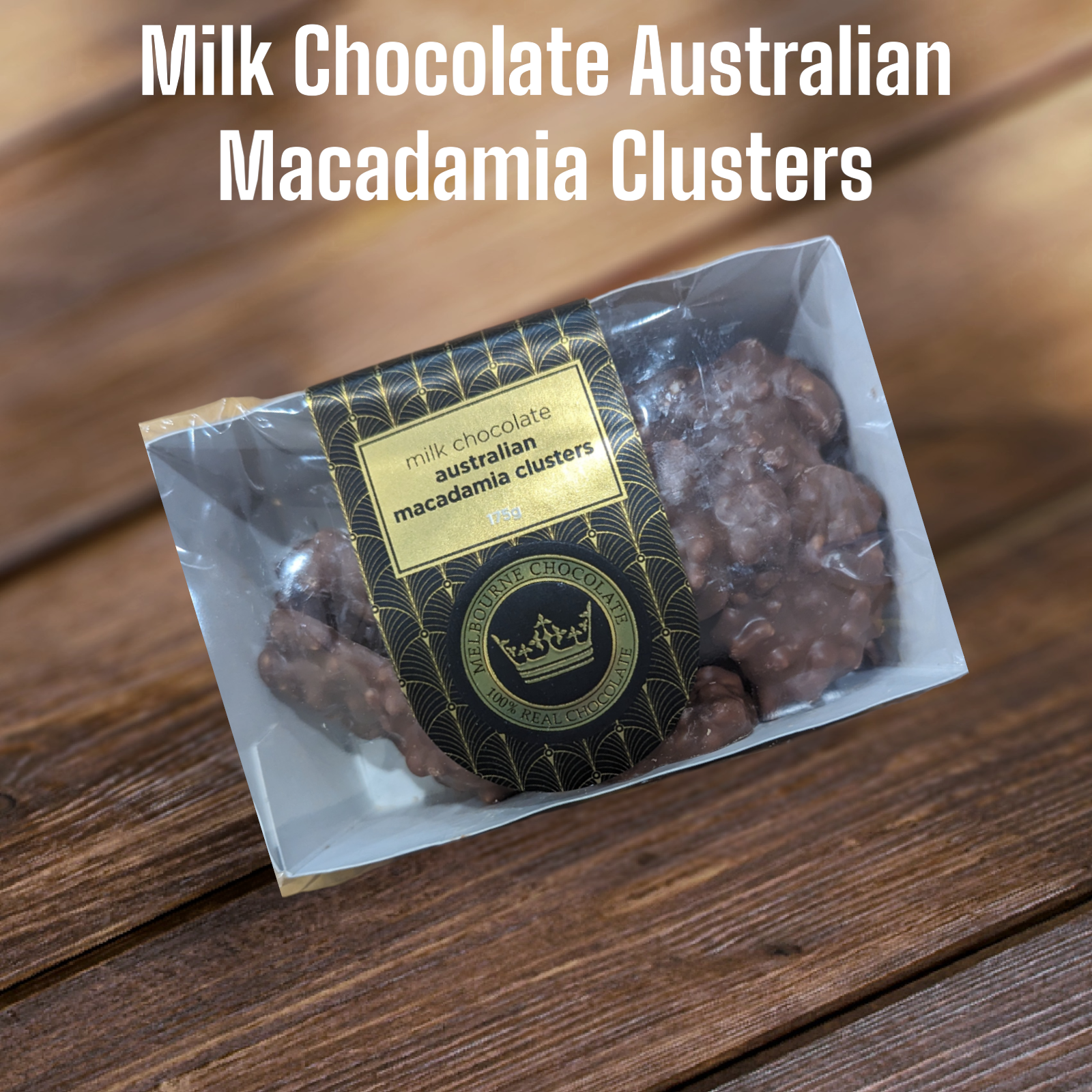 Milk Chocolate Macadamia Clusters 175g