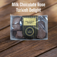 Premium Milk Chocolate Rose Turkish Delight 200g