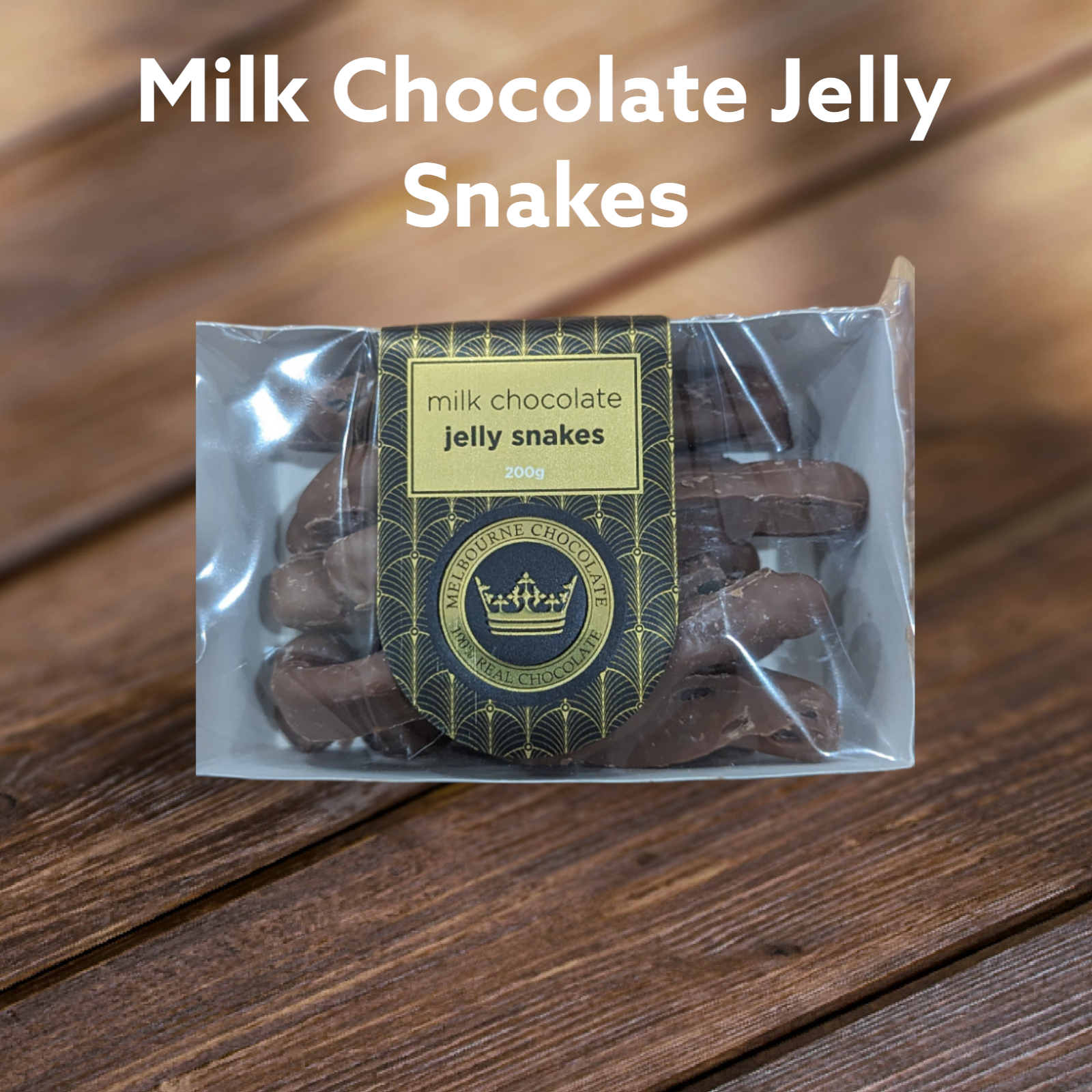 Premium Milk Chocolate Jelly Snakes