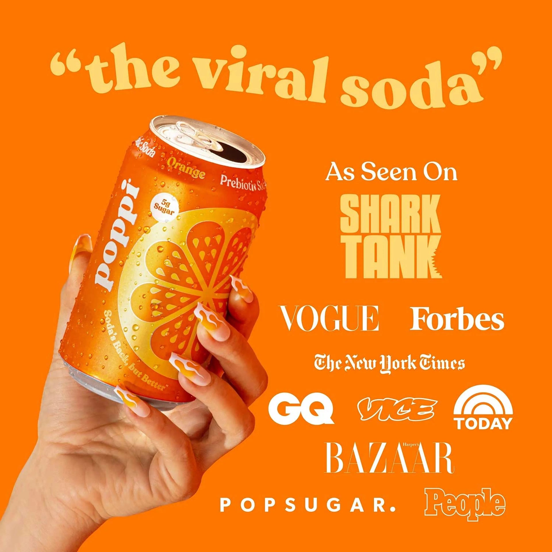 USA Poppi Prebiotic Soda Collection