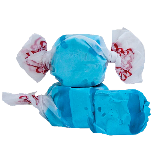 USA Taffy Town Salt Water Taffy Blue Raspberry 18pk