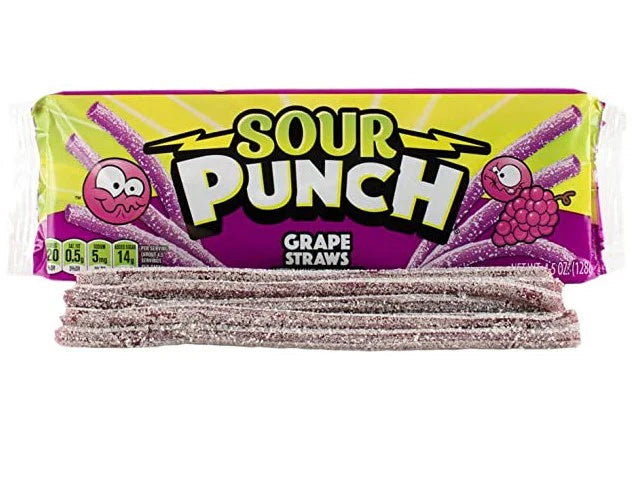 USA Sour Punch Straw 57g Collection