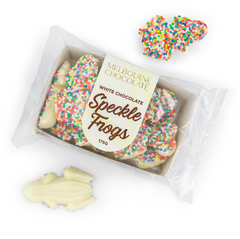 Premium White Chocolate Speckled Frog 175g