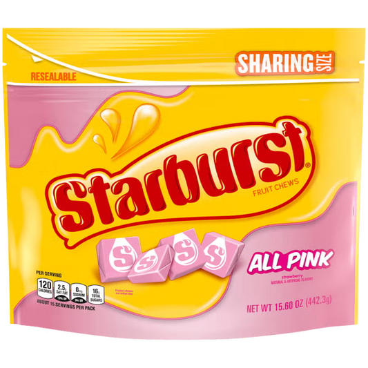 USA Starburst All Pink Chews 442g