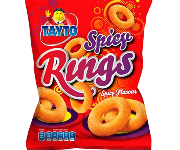 Tayto Spicy Rings 42g