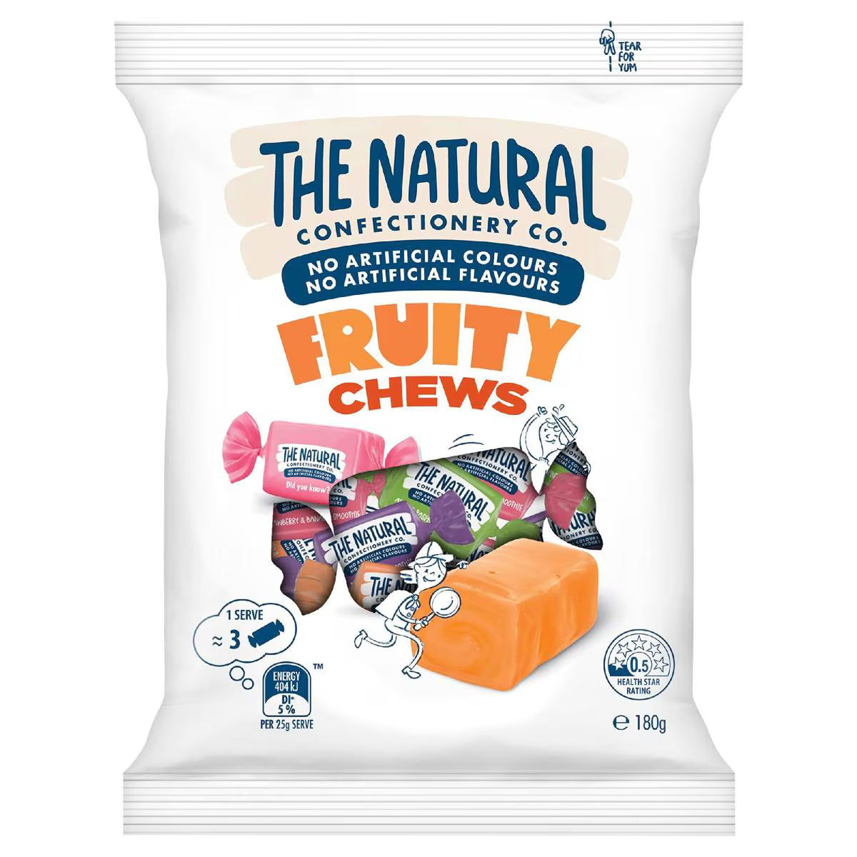 The Natural Confectionery Co. Fruit Chews 180g