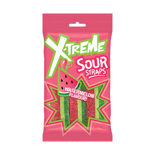 X-Treme Sour Strap Watermelon 160g