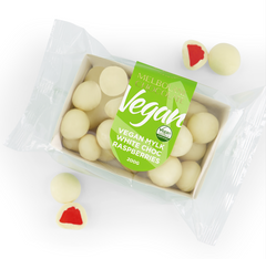 Vegan White Chocolate Raspberry Jelly 200g