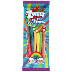 USA ZWEET FILLED SOUR ROPE 128G