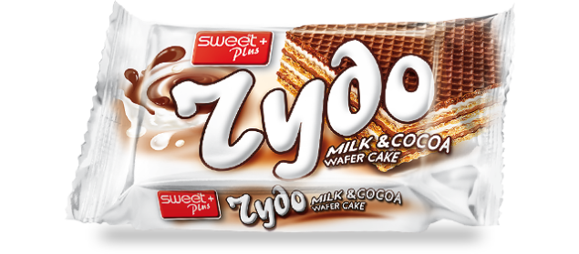 Zydo Milk & Cocoa Wafer Cake 40g (Bulgaria)
