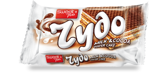 Zydo Milk & Cocoa Wafer Cake 40g (Bulgaria)