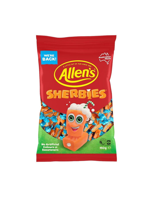 Allens Sherbies 800g Bag