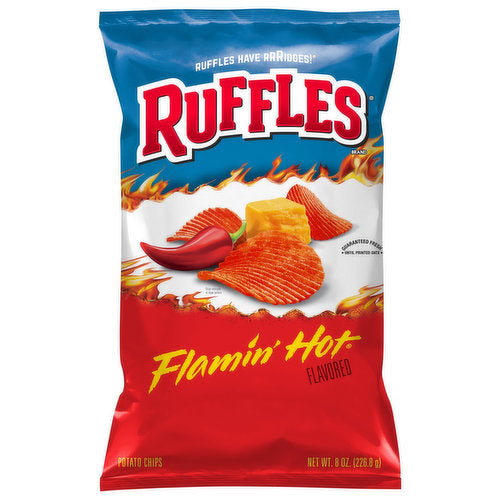 Frito Lay Ruffles Flaming Hot 184.2g