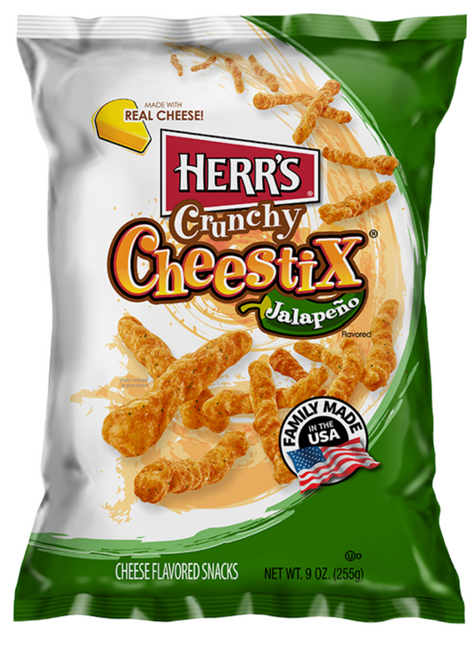 Herr`s Crunchy Cheestix Jalapeno