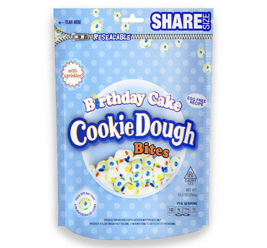 Birthday Cake Cookie Dough Bites Share Size Bag 298g (USA)