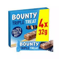 Bounty Triple Treat Bar  4 Pack (UK)