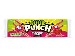 Sour Punch Strawberry Straws  57g (USA)