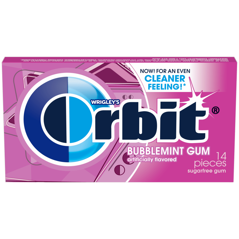 USA Orbit Bubblemint Gum Past BB Sep 2024