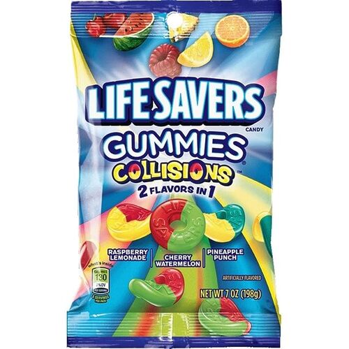 USA Lifesavers Gummies Collisions 2 in 1