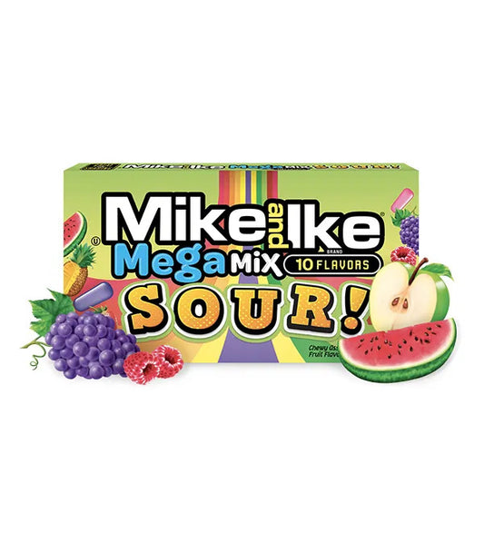 Mike & Ike Mega Mix Sour Theatre Box 141g (USA)