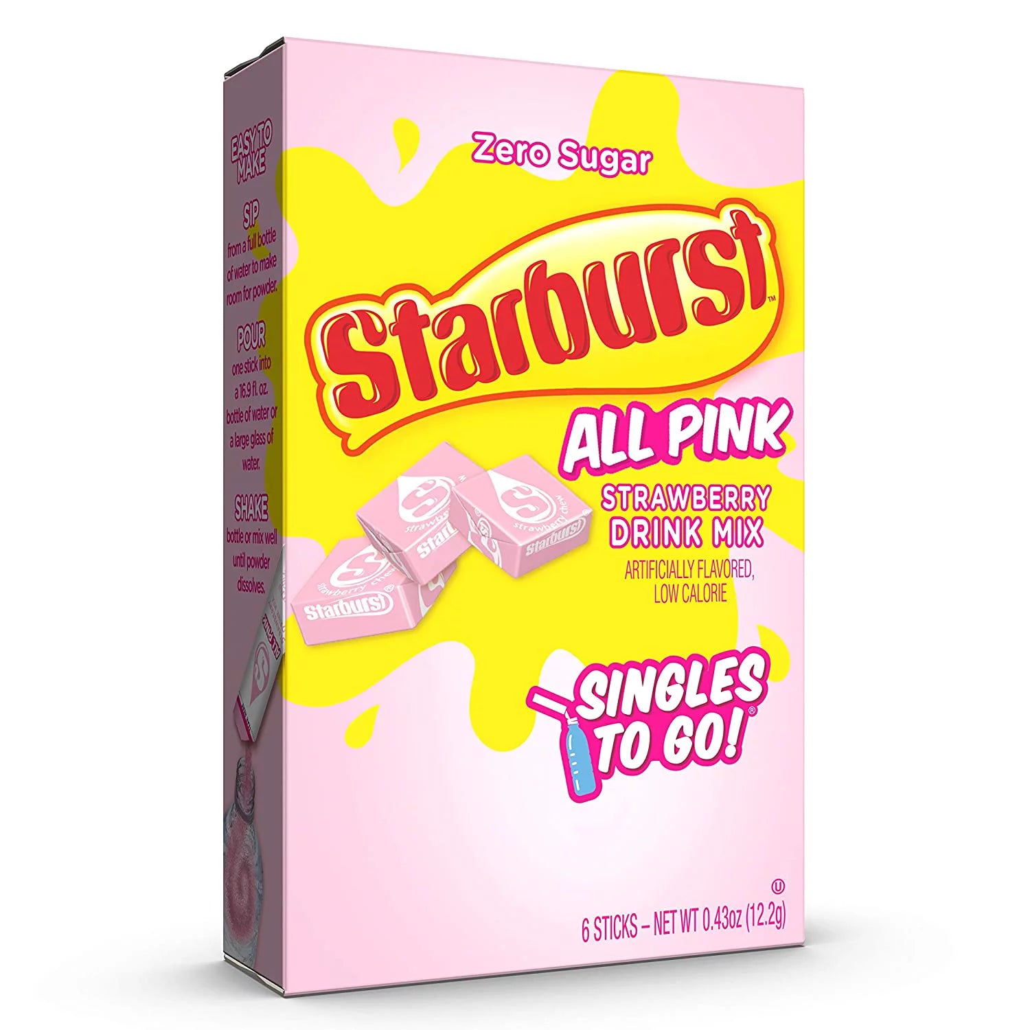 Starburst Strawberry Zero Sugar Drinks Mix (USA)