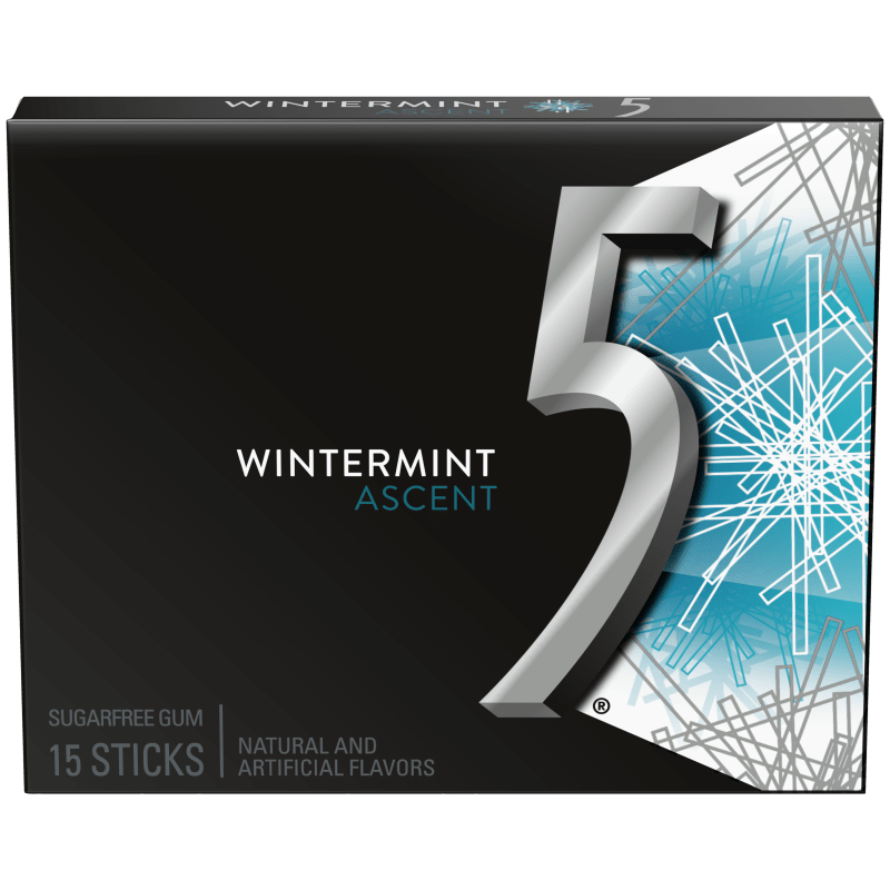 USA 5 Wintermint Ascent Gum BB Dec 2024