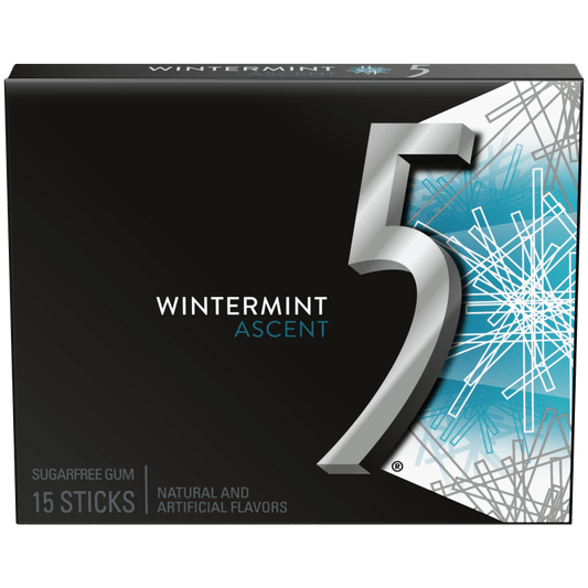 USA 5 Wintermint Ascent Gum BB Dec 2024