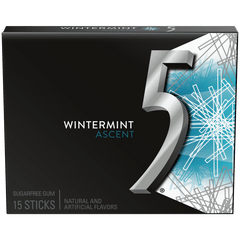 USA 5 Wintermint Ascent Gum BB Dec 2024