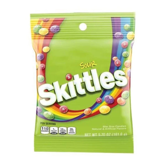 US Skittles Sour 161g Big Bag