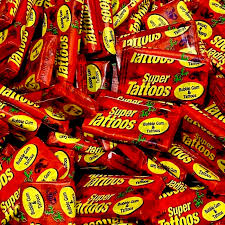 Super Tattoo Bubble Gum Pick 1 or Many